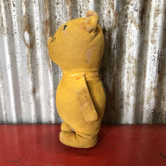 VTG 1966 Winnie The Pooh Sears Disney Wood Chip Sawdust Plush (No Shirt) AS IS - Picture 4 of 9